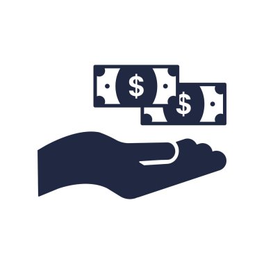 blue and white isolate business financail flat icon elements vector 