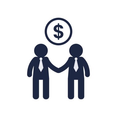 isolate teamwork group flat icon vector