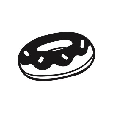 Siyah beyaz pastane çöreğini ayır