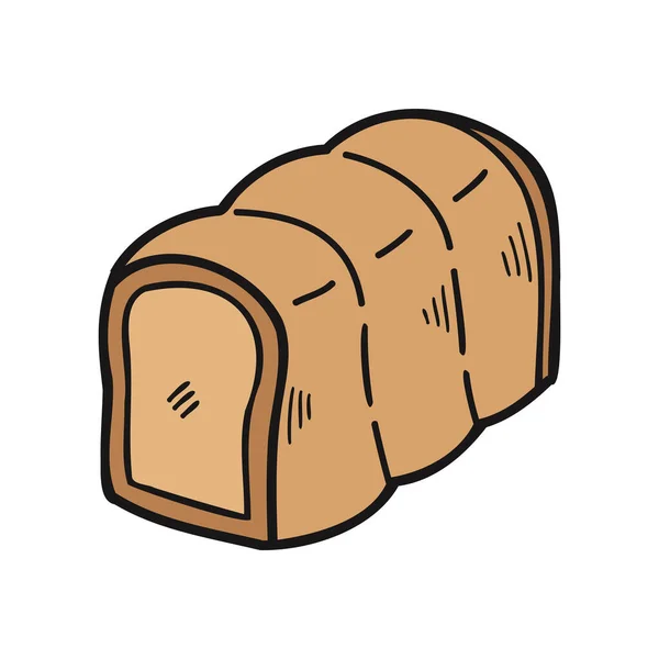 Fırın Ekmek Vektör Tasarımını Izole — Stok Vektör
