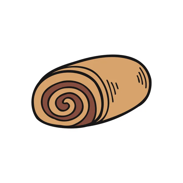 Fırın Çikolatalı Sandviçi Ayır — Stok Vektör