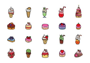 Şirin el işi tatlıları fırın seti