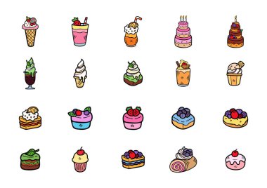 Şirin el işi tatlıları fırın seti