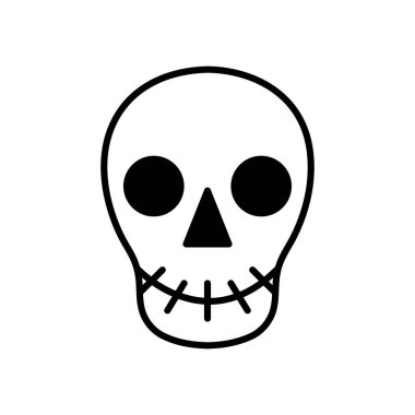 Kafatası düz simgesini ayır