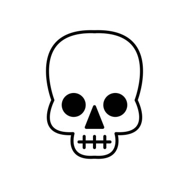 Kafatası düz simgesini ayır