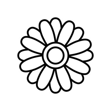 Çin çiçek yassı ikonunu ayır