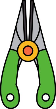 pense düz simge vektörü