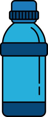 tek bir su şişesi simgesi