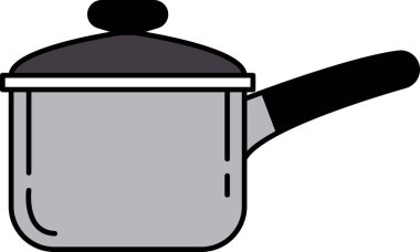 bir tencerenin tek simgesi