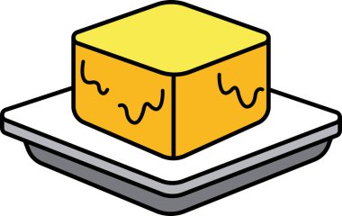 tereyağı bloğunun tek simgesi