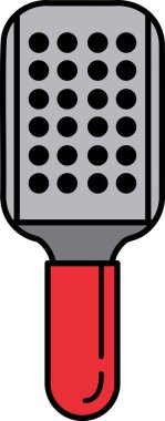 Gümüş rendeleyicinin tek simgesi 