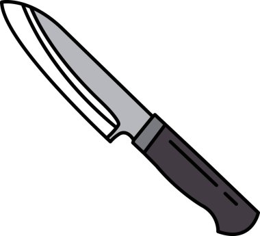 bir bıçağın tek simgesi