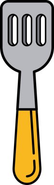 bir spatuladaki tek simge