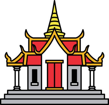 Tayland tapınağının tek simgesi.