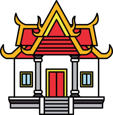 Tayland tapınağının ikonu