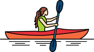 Kano süren bir kadının simgesi.