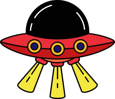 Bir uzay gemisinin resimlemesini izole et