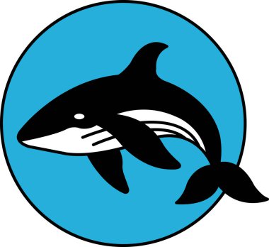 Balina simgesi vektörünü izole et