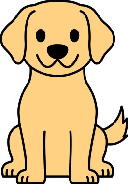 Bir Golden Retriever resmetme simgesini ayır