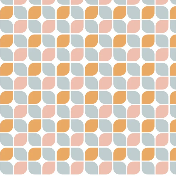 Seamless Pattern.Geometric floral aesthetic Style. Vector