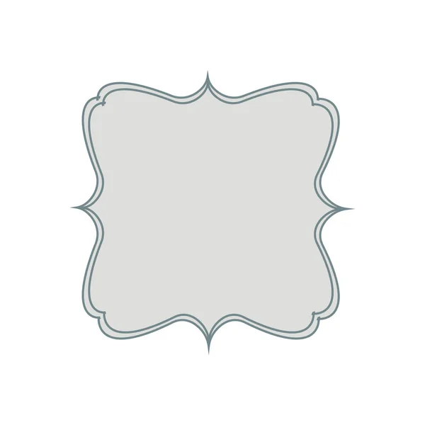 Nastro Baner Icona Sfondo Bianco Vettore — Vettoriale Stock