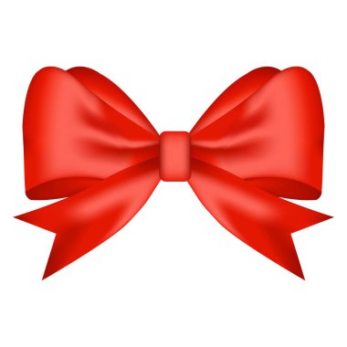 Kırmızı Kurdele Gradyan Ağ, Vektör İllüstrasyonu