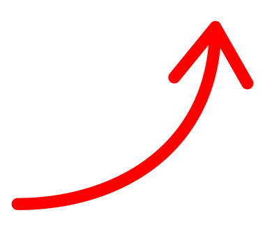 Sağ tarafa doğru çapraz yükselen bir ok simgesi. Kırmızı okun bir çizimi. Akademik sonuçların iyileştirilmesi, ekonomik büyüme ve hedef başarı gibi iş durumları için çeşitli tasarımlarda kullanılabilir..