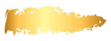 Bu, kaligrafi fırçasıyla çizilmiş yatay altın bir çizginin çizimi. Bir vuruşta düz bir çizgi çizilmiş Japon tarzı bir malzeme..