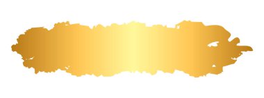 Bu, kaligrafi fırçasıyla çizilmiş yatay altın bir çizginin çizimi. Bir vuruşta düz bir çizgi çizilmiş Japon tarzı bir malzeme..