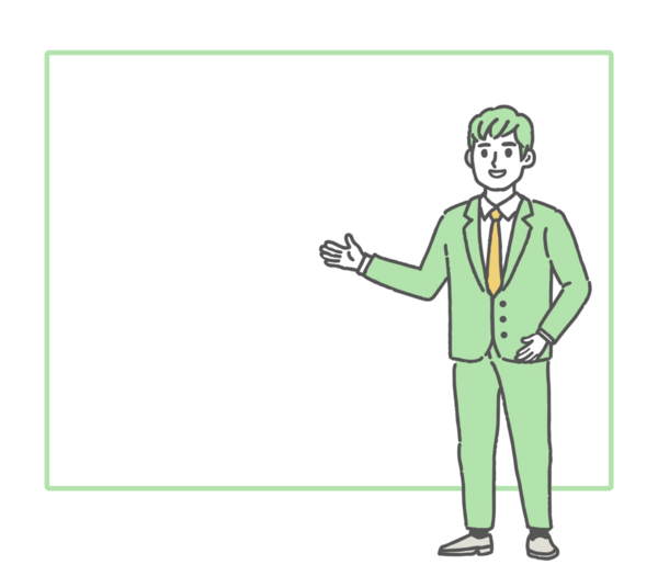 Bu, beyaz tahtayı göstererek sunum yapan bir iş adamının çizimi. Bu basit renk çizimi takım elbiseli bir işadamını gösteriyor..