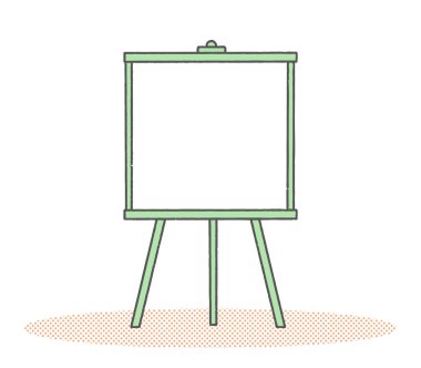 Bu bir kampüs ve sehpanın bembeyaz bir resmi ve üzerine hiçbir şey çizilmemiş. Bu bir tuval ve sehpanın basit bir rengidir..