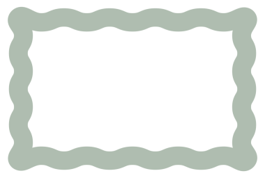 Şirin Kalın Dalgalı Çizgi Çerçevesi. Dalgalı çizgileri olan kare bir çerçeve. Tasarım malzemesi olarak kullanılması kolay basit bir çizim.