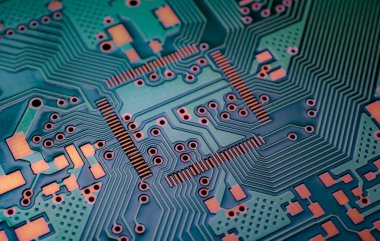 Mavi baskılı devre kartı