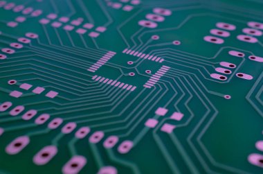 Baskılı devre. Parça düzeni.