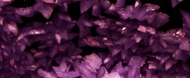 Mavi Kristaller Deseni Soyut Arkaplan Bakır Sülfat