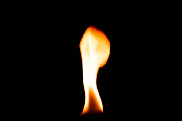 Пламя Черном Фоне Горящий Бензин — стоковое фото