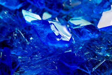 Bakır sülfat kristalleri, arkaplan veya doku