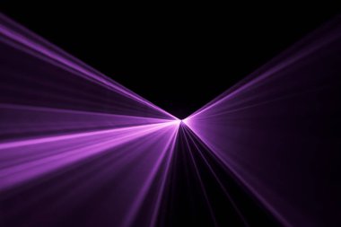 Sallanan ve kıvrılan ışık çizgileri