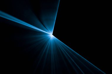 Sallanan ve kıvrılan ışık çizgileri