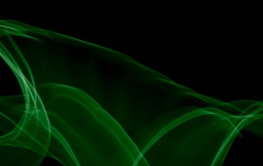 Sallanan ve kıvrılan ışık çizgileri