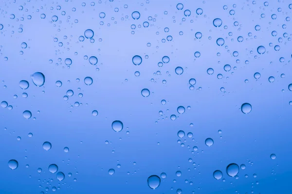 Tetesan Hujan Pada Kaca Latar Belakang Atau Tekstur — Stok Foto