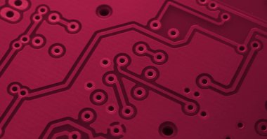 Baskılı devre. Parça düzeni.