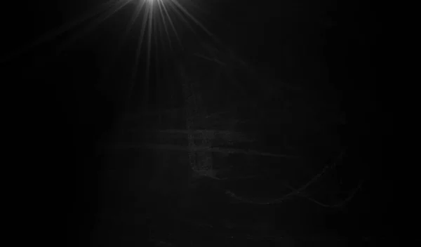 Tablero Negro Iluminado Por Una Lámpara —  Fotos de Stock