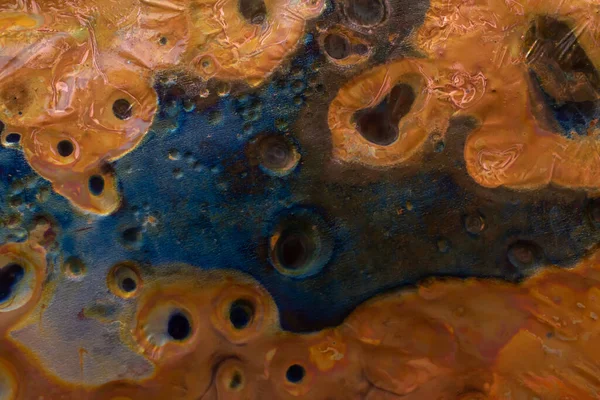 Oksitlenmiş bakır, soyut sanatsal arkaplan