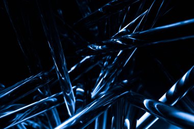 Karanlıkta parlayan optik fiber