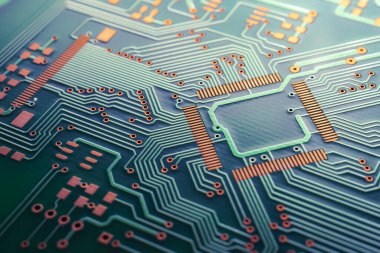 Baskılı devre. Parça düzeni.