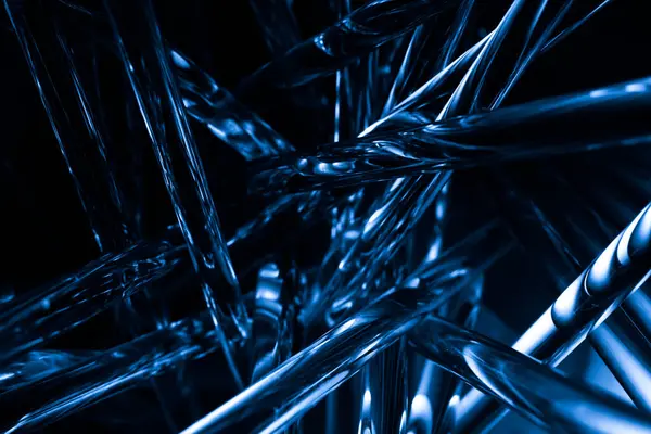 Karanlıkta parlayan optik fiber