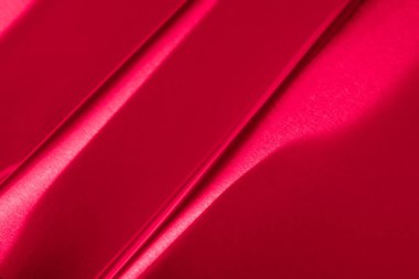 Görünür desenli kırmızı bükülmüş metal levha. arkaplan
