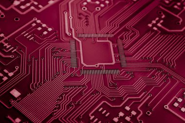 Baskılı devre. Parça düzeni.