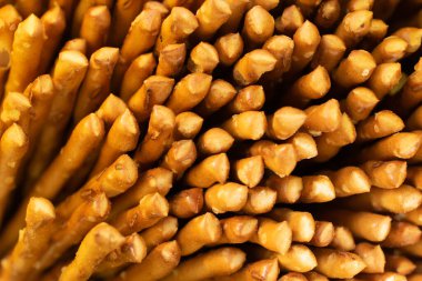 Kraker yakın plan, arkaplan veya doku yapışıyor